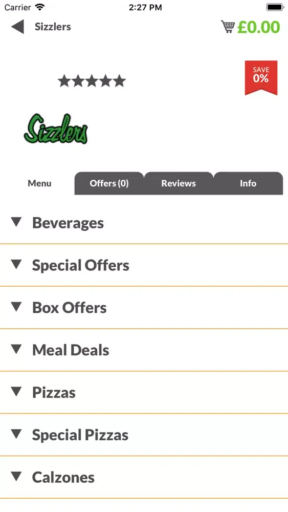 Sizzlers WF10 স্ক্রিনশট
