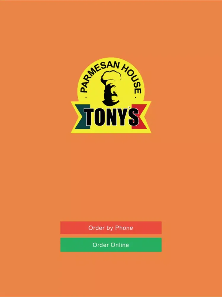 Tonys Parmesan House iPad  Screenshots