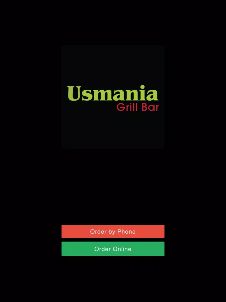 Usmania Grill Bar iPad 應用截圖