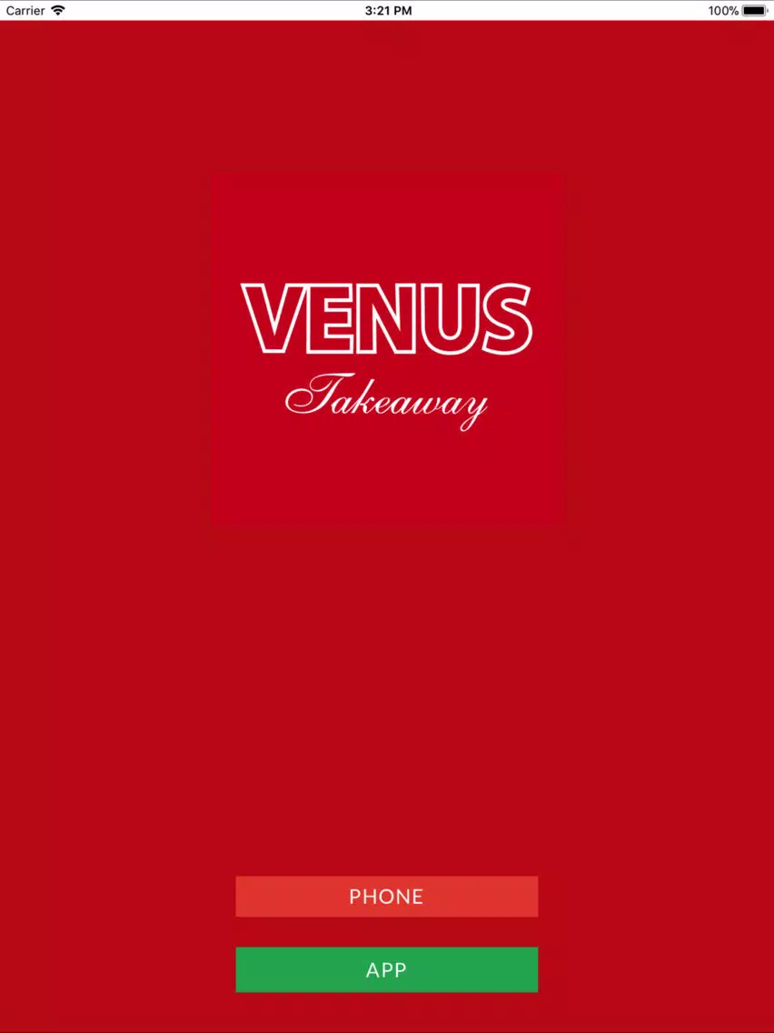 Capturas de tela do Venus Takeaway iPad 