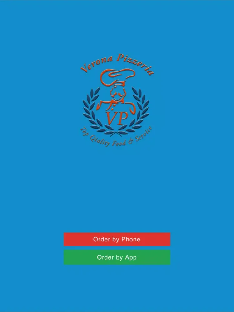 Verona Pizzeria iPad  Screenshots