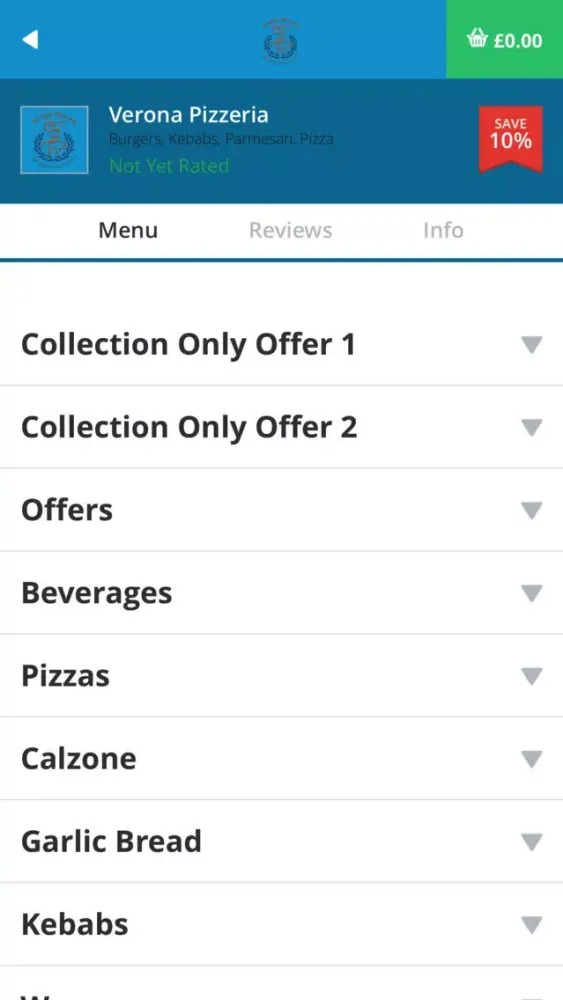 Verona Pizzeria Screenshots