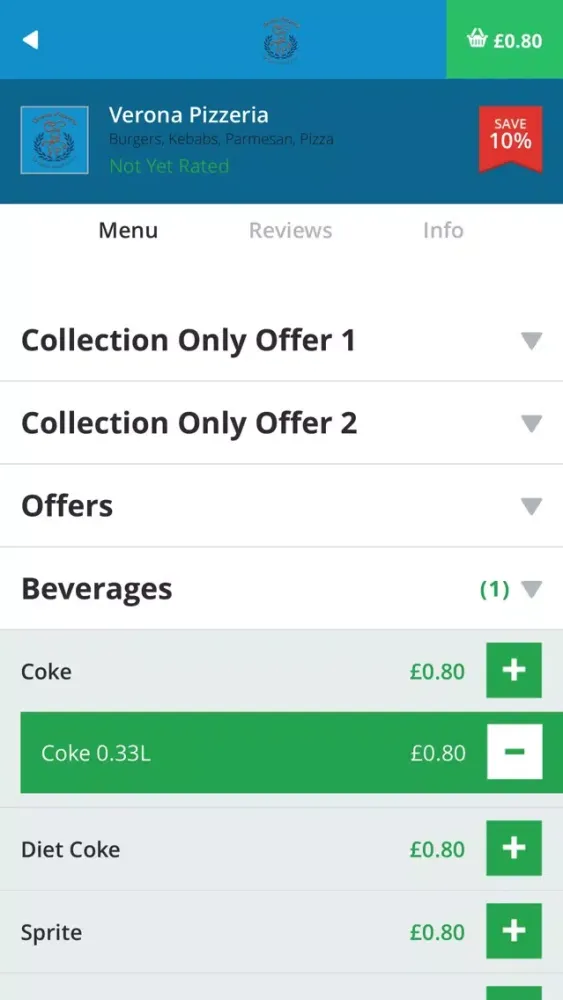 Verona Pizzeria Screenshots