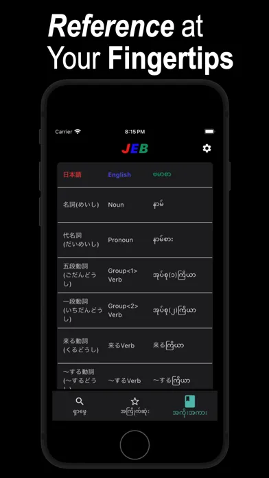 JEB Antonyms Screenshots