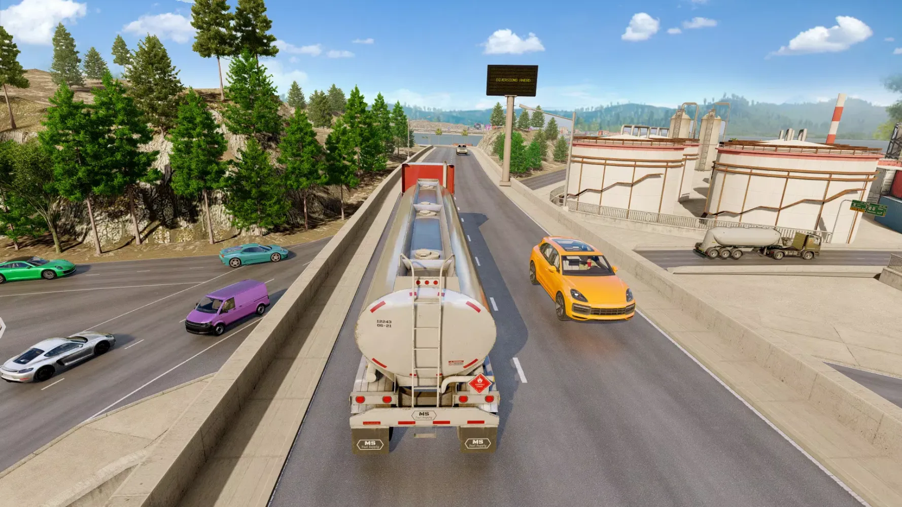 Capturas de pantalla de Truck Driving Sim Oil War Game