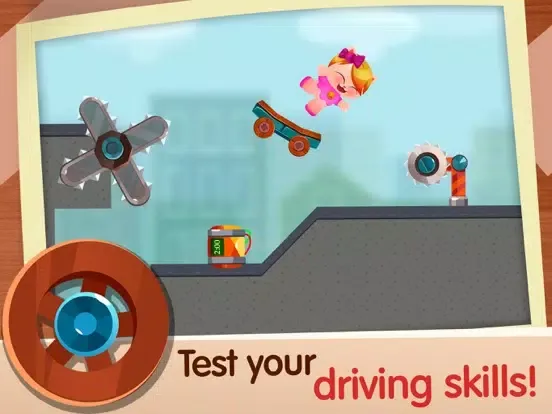 ภาพหน้าจอของ Cats Car Demolition Race iPad 