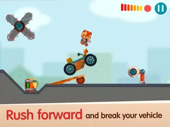 ภาพหน้าจอของ Cats Car Demolition Race iPad 