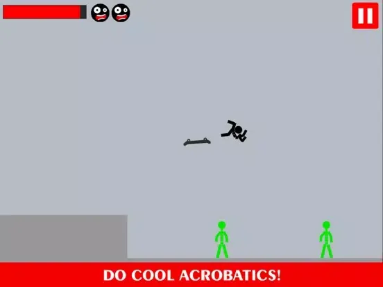 Zrzuty ekranu Stickman Turbo Backflip iPad 