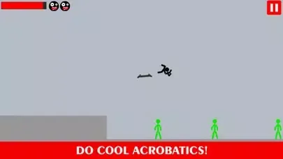 Zrzuty ekranu Stickman Turbo Backflip