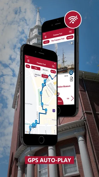 Freedom Trail Boston Guide स्क्रीनशॉट