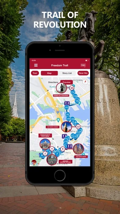 Freedom Trail Boston Guide स्क्रीनशॉट