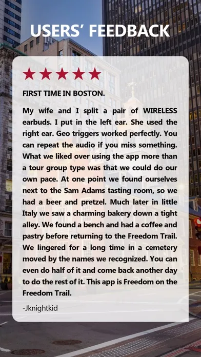 Freedom Trail Boston Guide स्क्रीनशॉट