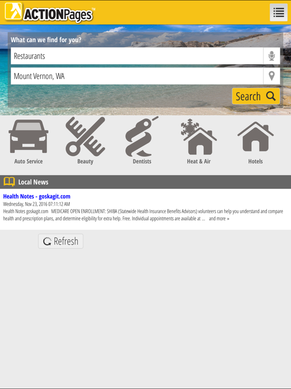 Screenshot di Action Pages iPad 