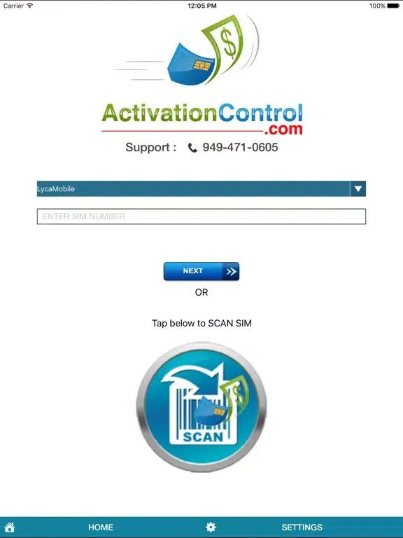 Captures d'écran de Activation Control iPad 