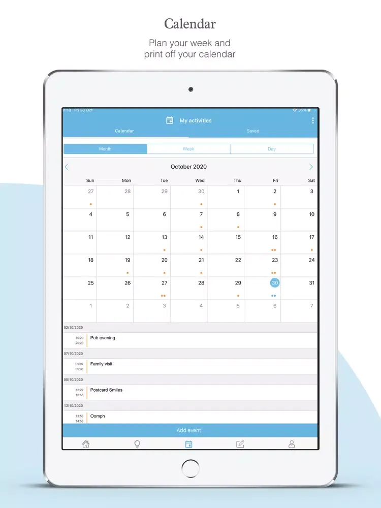 Relish Wellbeing iPad  Screenshots