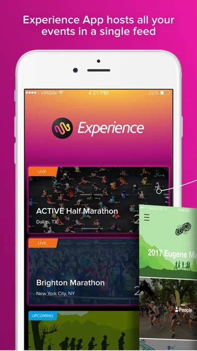 Ảnh chụp màn hình của Active Experience
