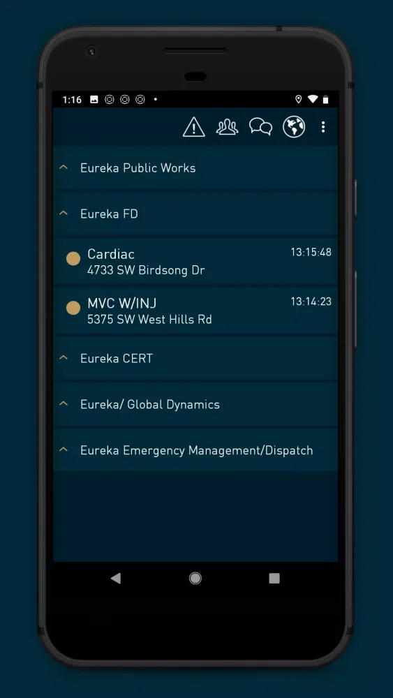 Zrzuty ekranu ActiveAlert