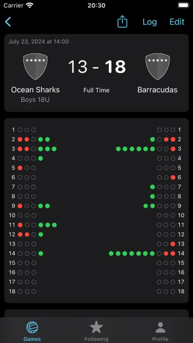 Capturas de tela do The Water Polo App