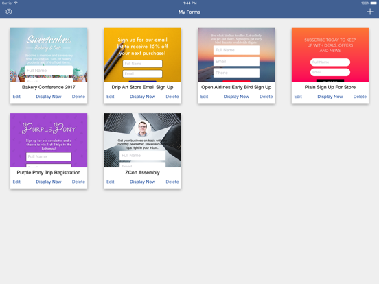 تصاویر ActiveCampaign Forms for iPad iPad 