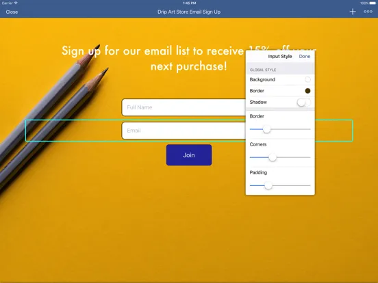 ActiveCampaign Forms for iPad iPad 應用截圖