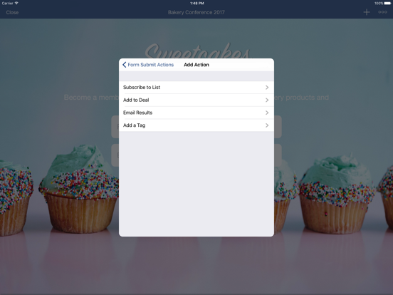 تصاویر ActiveCampaign Forms for iPad iPad 