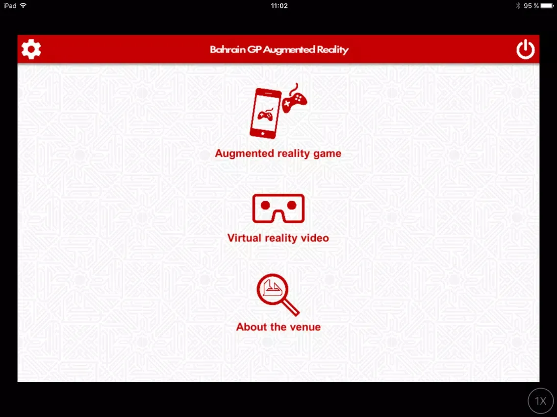Tangkapan layar Bahrain GP Augmented Reality iPad 