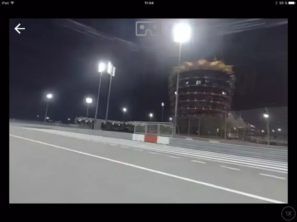 Tangkapan layar Bahrain GP Augmented Reality iPad 