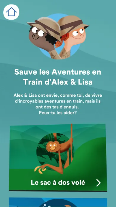 Captures d'écran de SNCB Kids