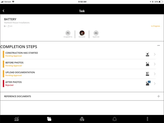 Active Oversight iPad  Screenshots