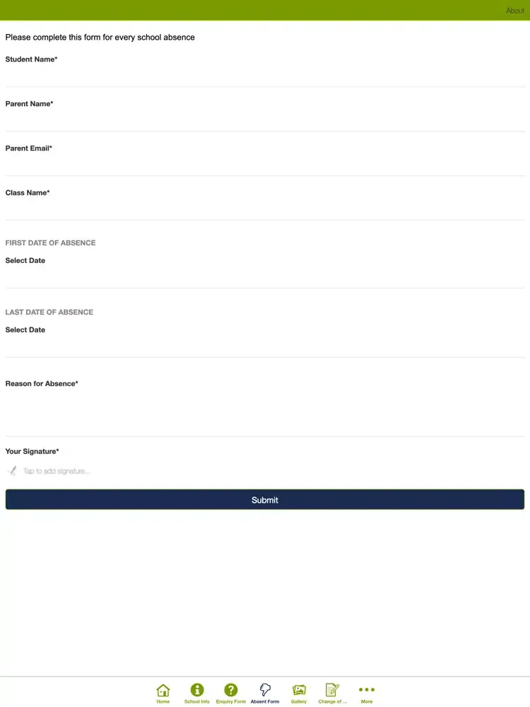 St Francis Xavier’s Regional iPad  スクリーンショット