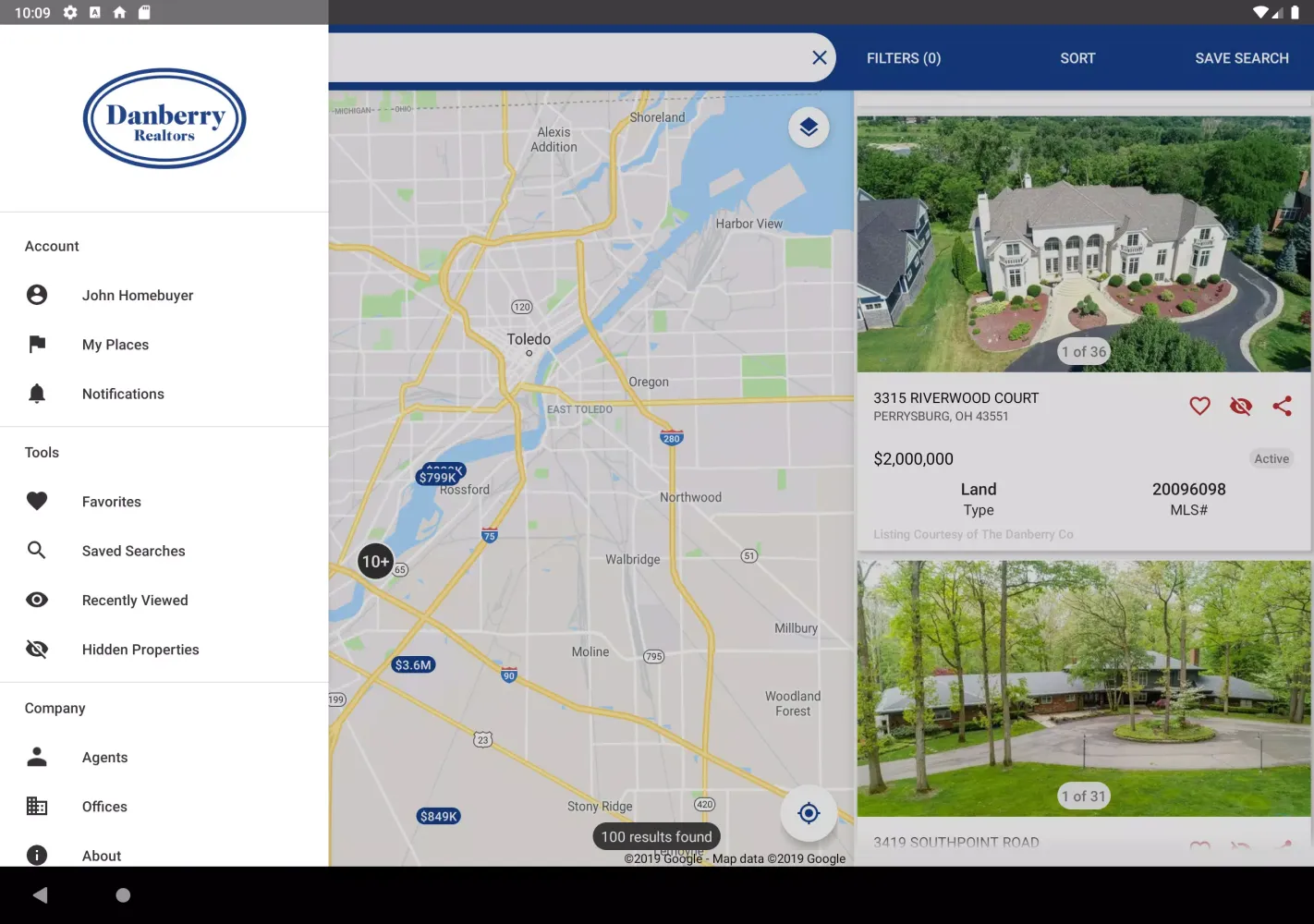 Danberry Realtors Screenshots