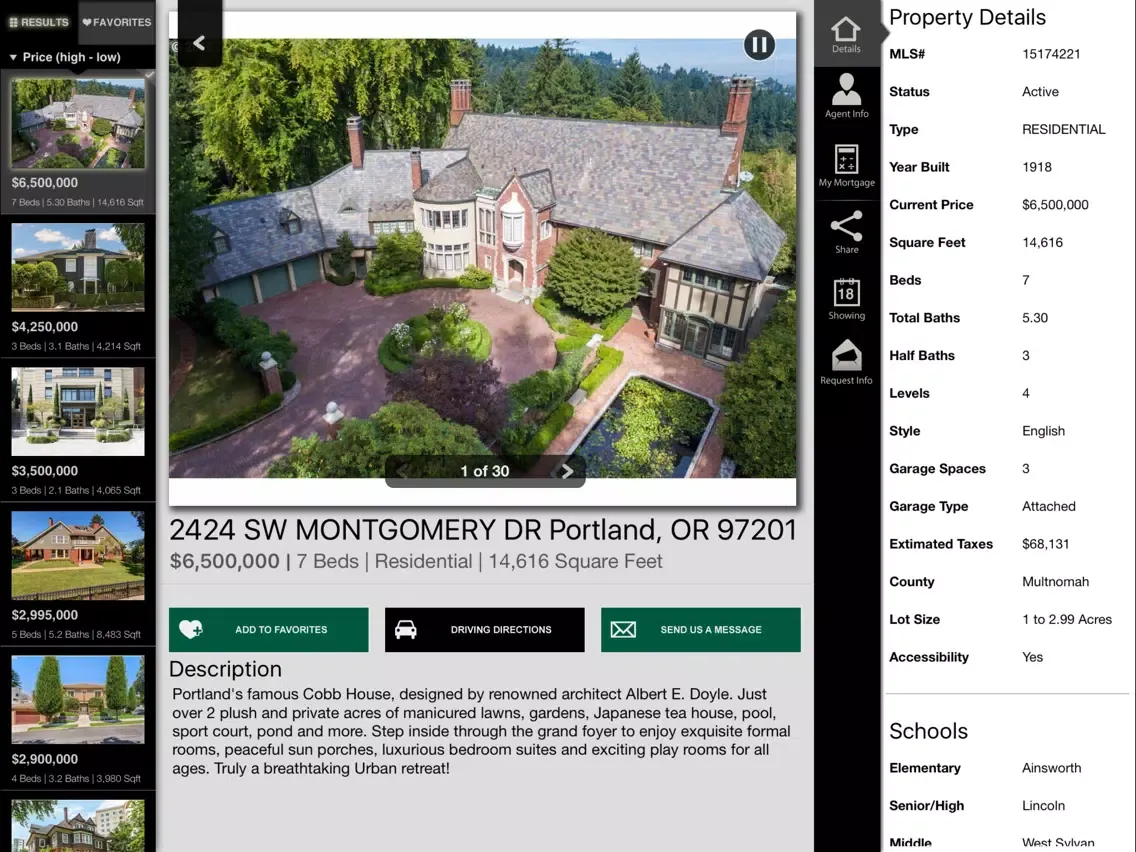 تصاویر Hasson Company Realtors iPad 