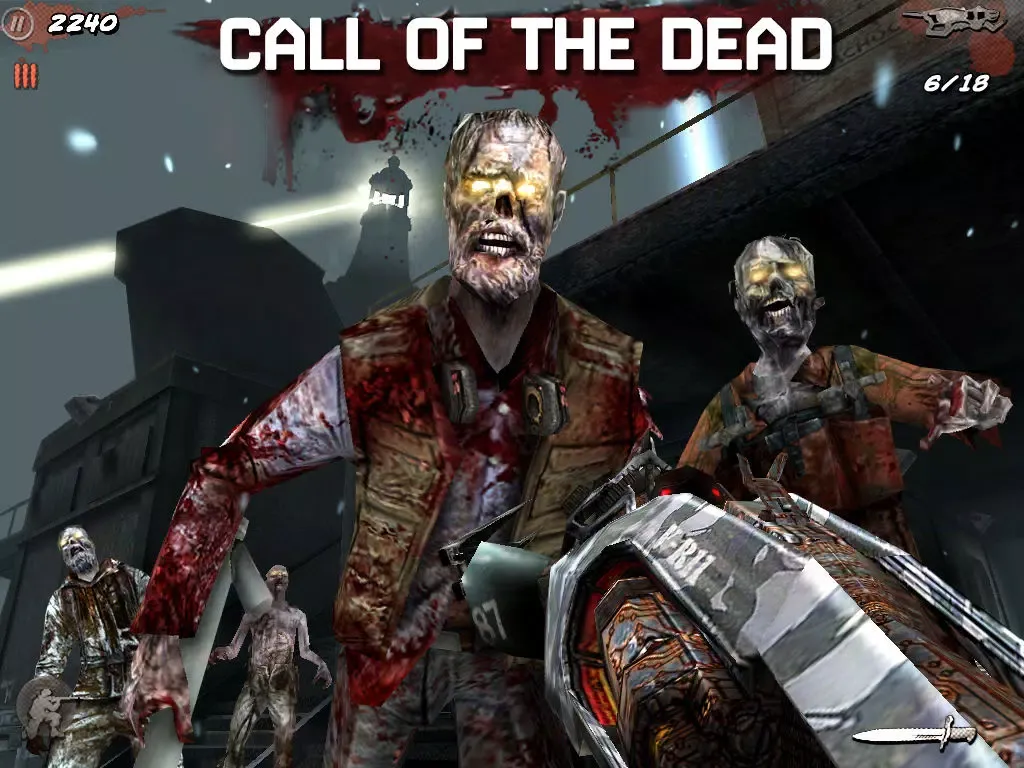 Tangkapan layar Call of Duty: Black Ops Zombies iPad 