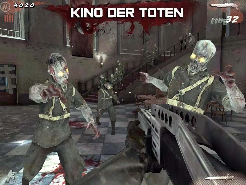 Tangkapan layar Call of Duty: Black Ops Zombies iPad 