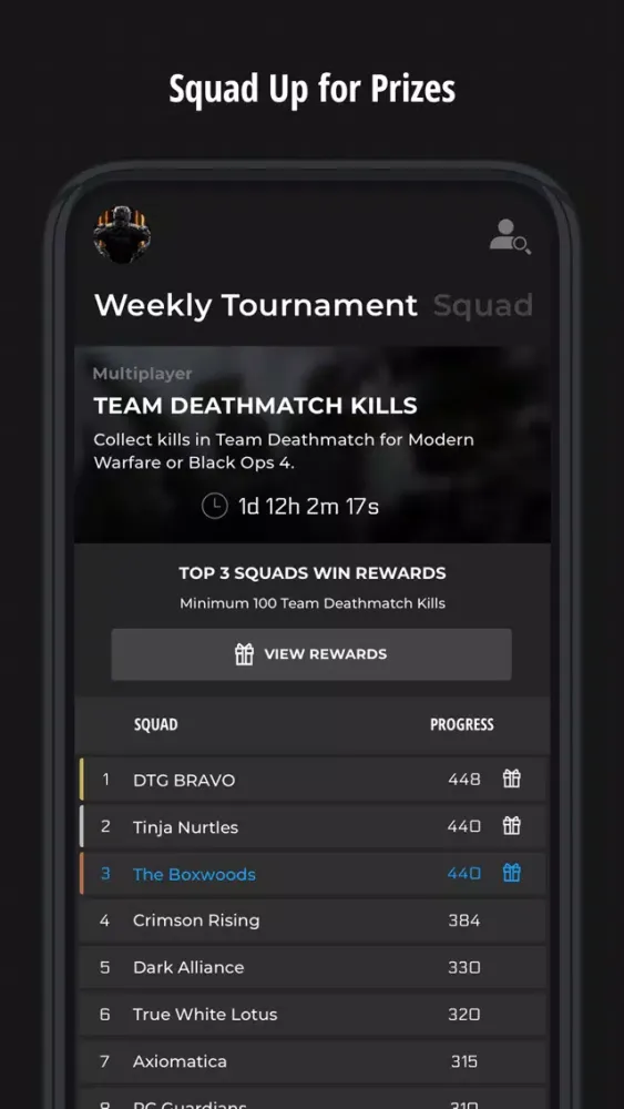 Captures d'écran de Call of Duty Companion App