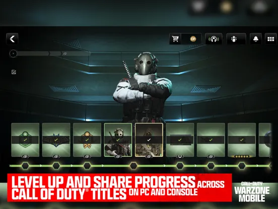 Tangkapan skrin Call of Duty®: Warzone™ Mobile iPad 