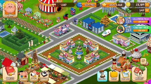 Snoopy's Town Tale CityBuilder Screenshots