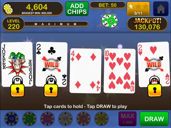 Скриншоты Video Poker Jackpot! iPad 