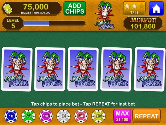 Скриншоты Video Poker Jackpot! iPad 