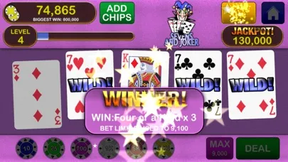 Скриншоты Video Poker Jackpot!