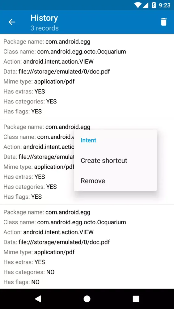 Activity Manager Screenshots