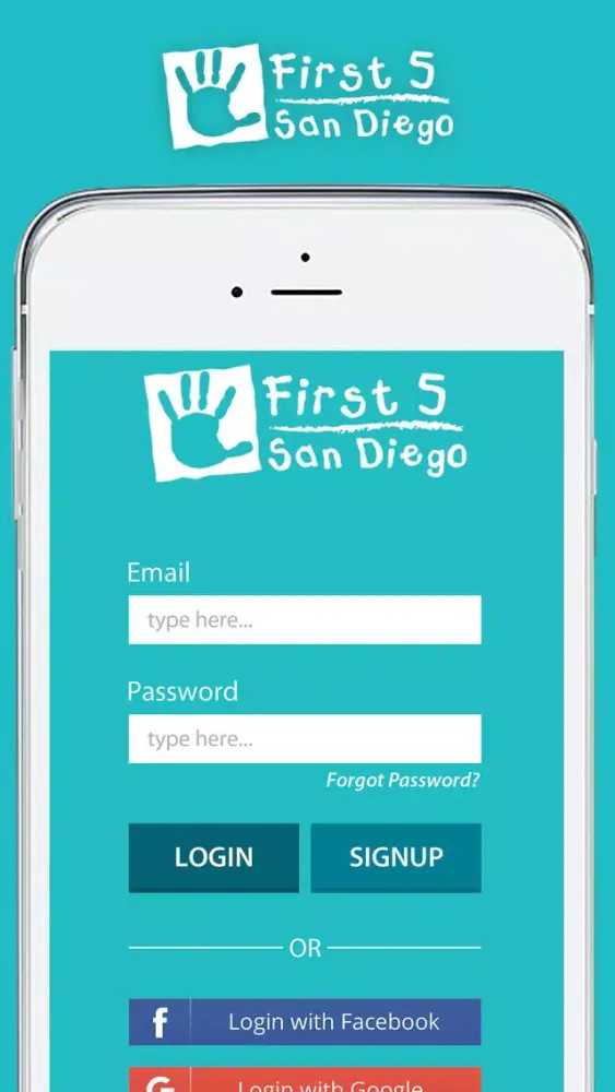 Captures d'écran de First 5 San Diego