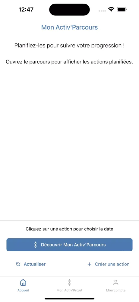 Mon Activ'Projet Screenshots