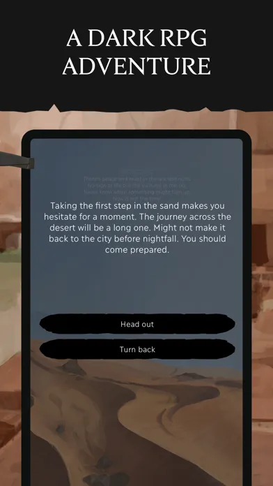 Tangkapan skrin Eldrum: Black Dust - Text RPG
