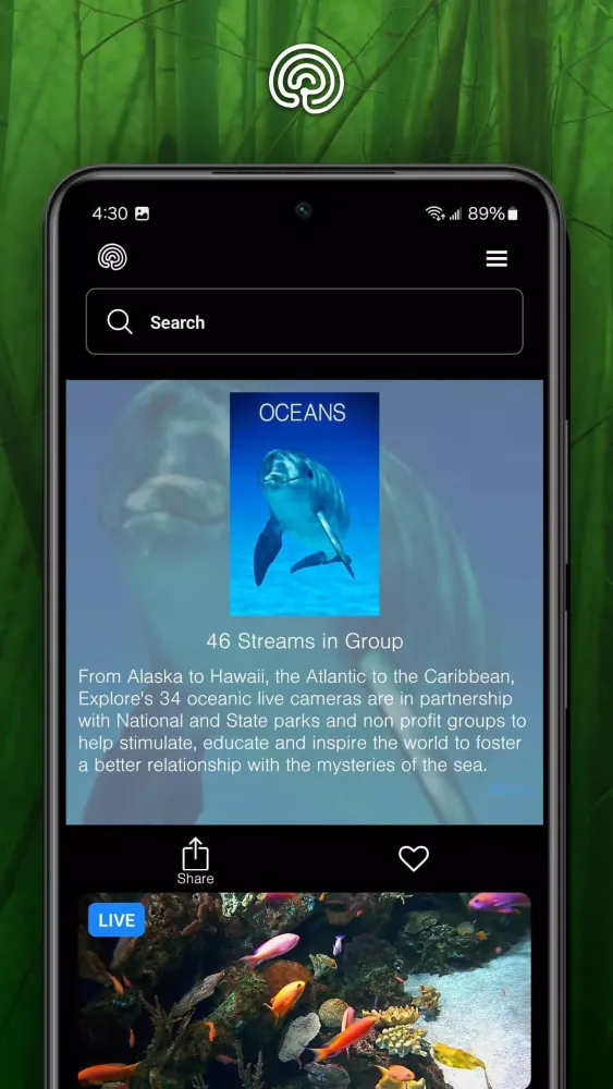 explore.org Screenshots