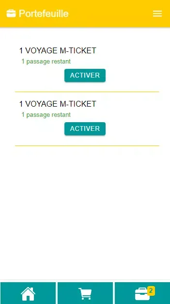M-ticket TUC Screenshots