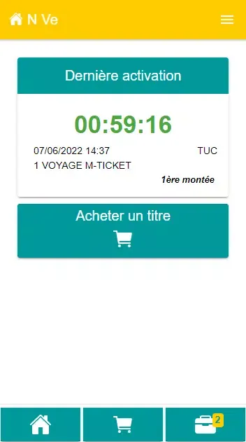 M-ticket TUC Screenshots