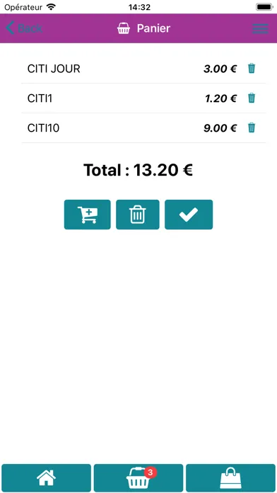 ภาพหน้าจอของ Citibus E-Boutique