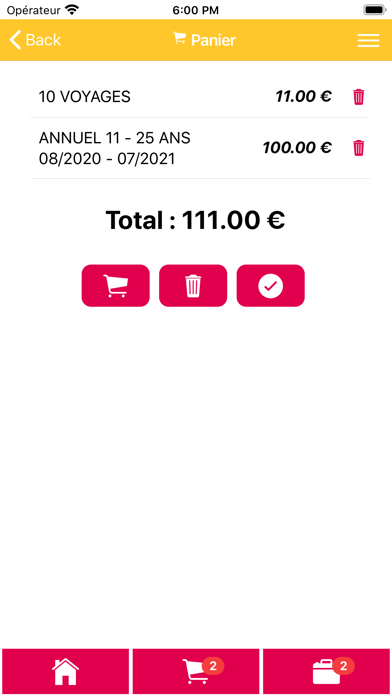 Скриншоты Taneo e-ticket