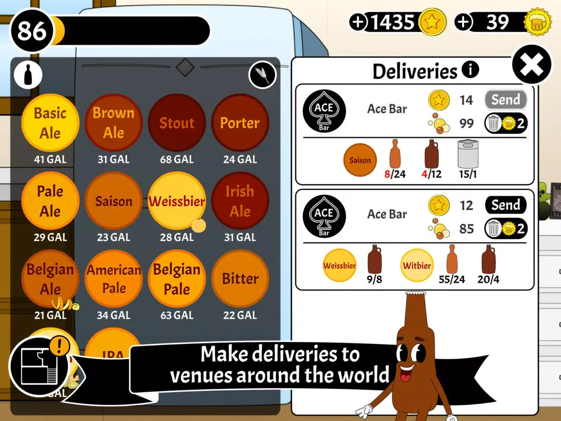 Brewtoon Tycoon iPad  স্ক্রিনশট